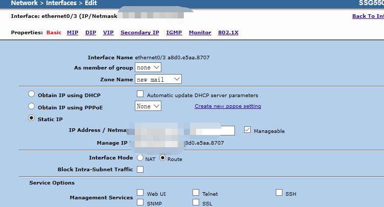 關於Juniper虛擬路由器---服務器流量不從NAT出入，從指定的IP從指定的IP做流量出入